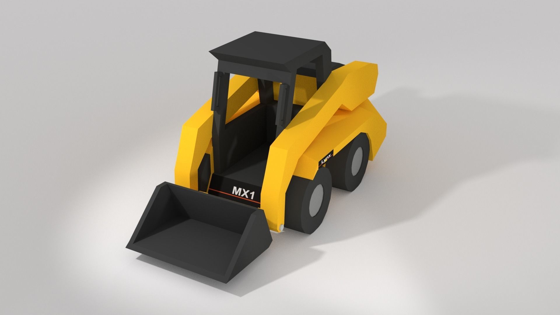 Low Poly Construction Pack Free low-poly 3D model_4