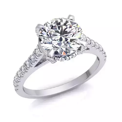 luxury Fancy Ring 50 3D print model