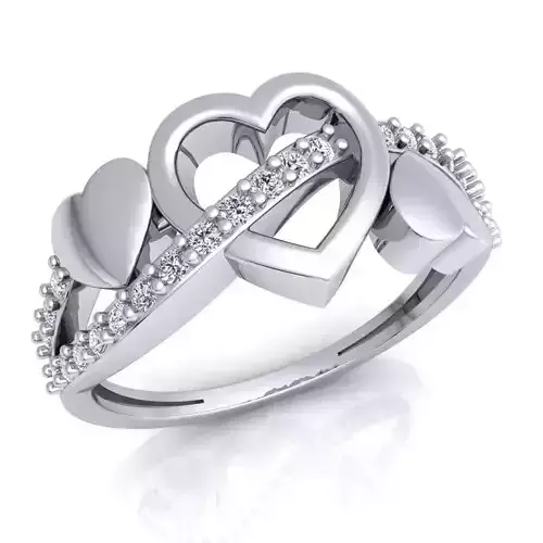 luxury Fancy Ring 52 3D print model