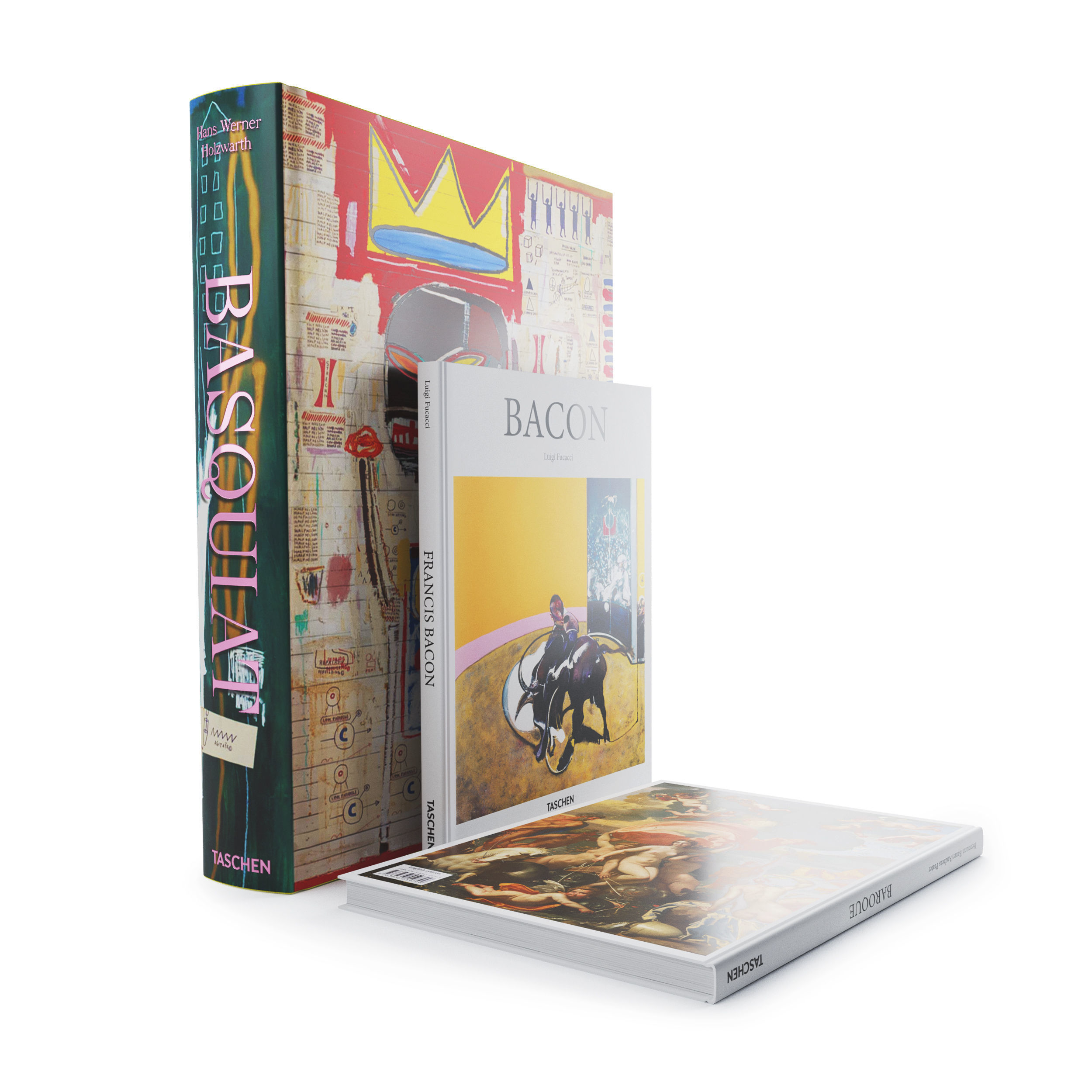 Book Set 1 of books with on cover 3D model_2