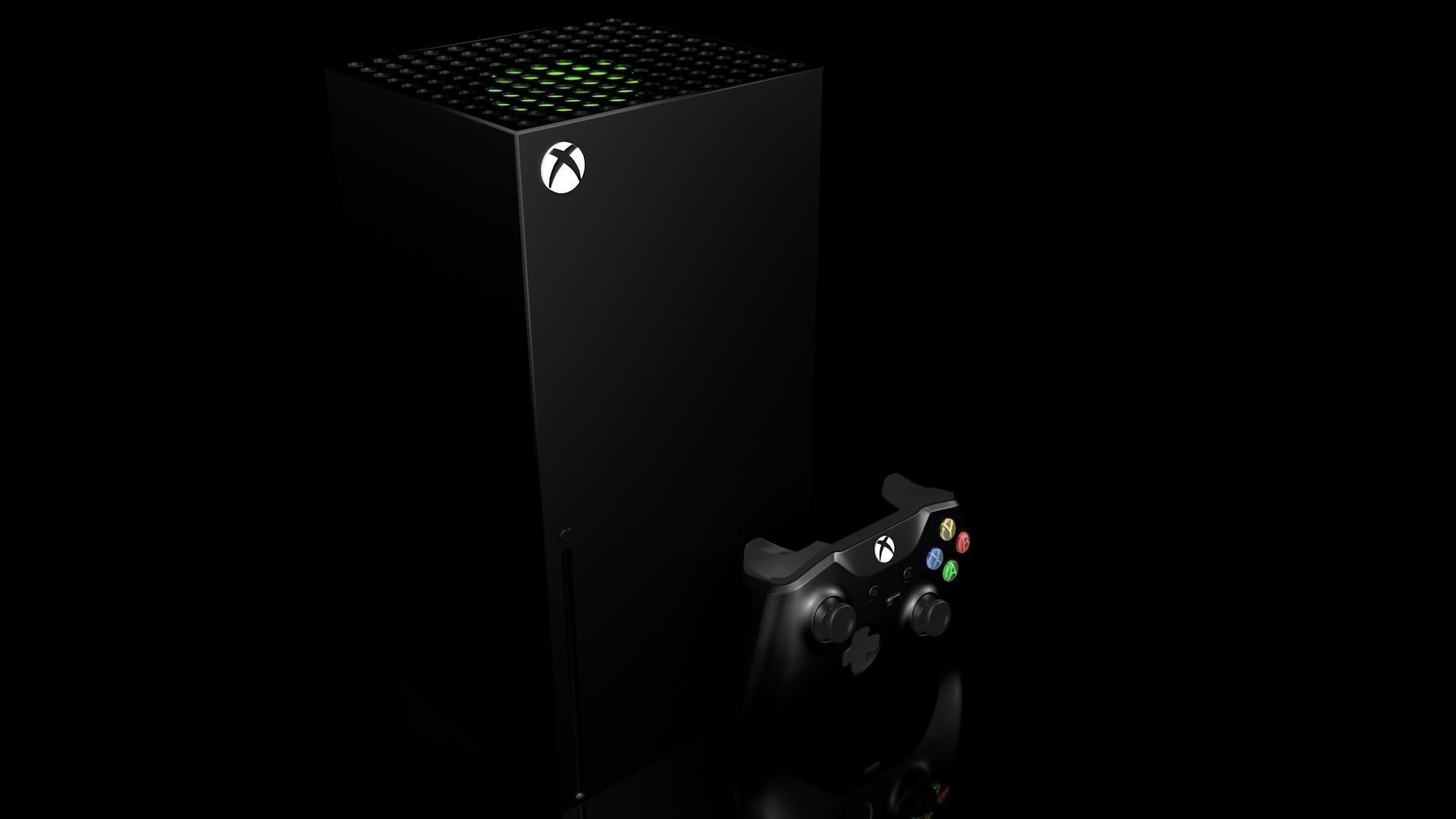 CONSOLE XBOX SERIES X 2020 3D model_1