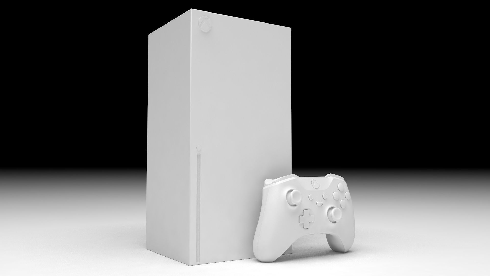 CONSOLE XBOX SERIES X 2020 3D model_4