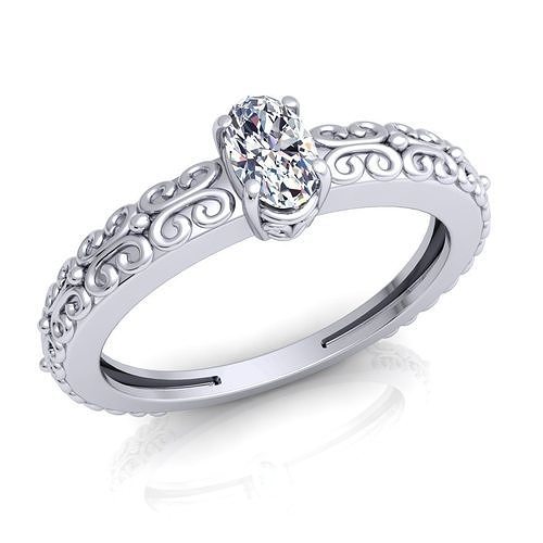 luxury Fancy Ring55 3D print model