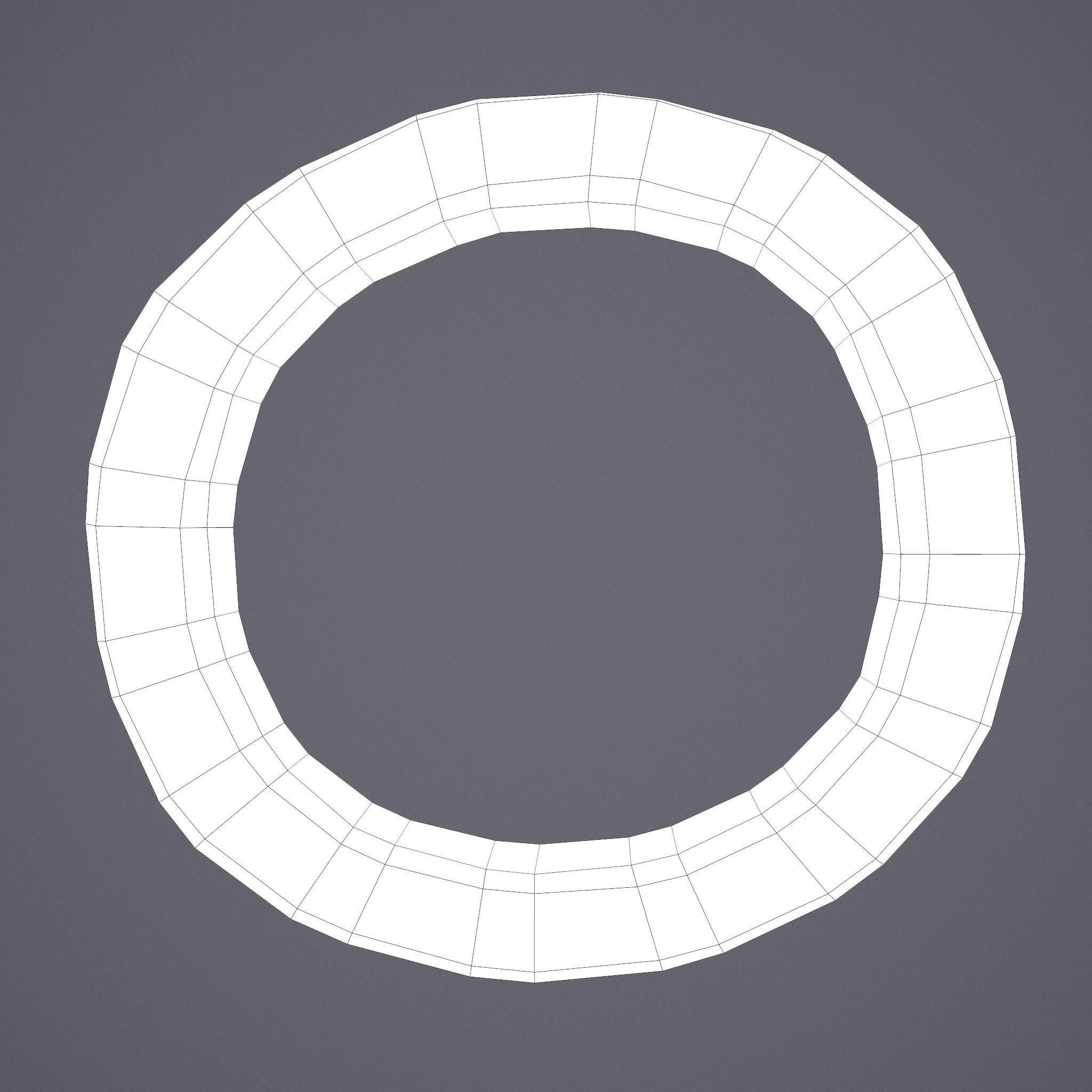 Medieval Ring Low-poly 3D model_20