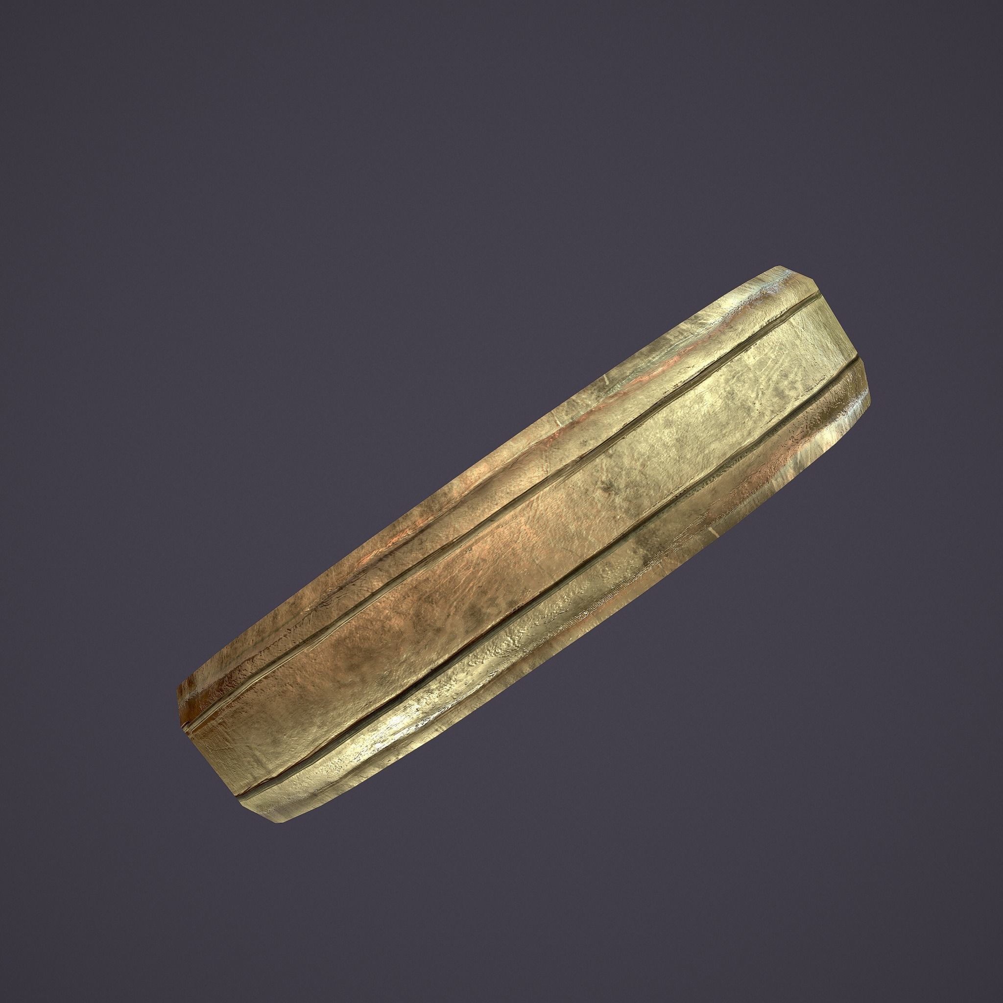Medieval Ring Low-poly 3D model_12