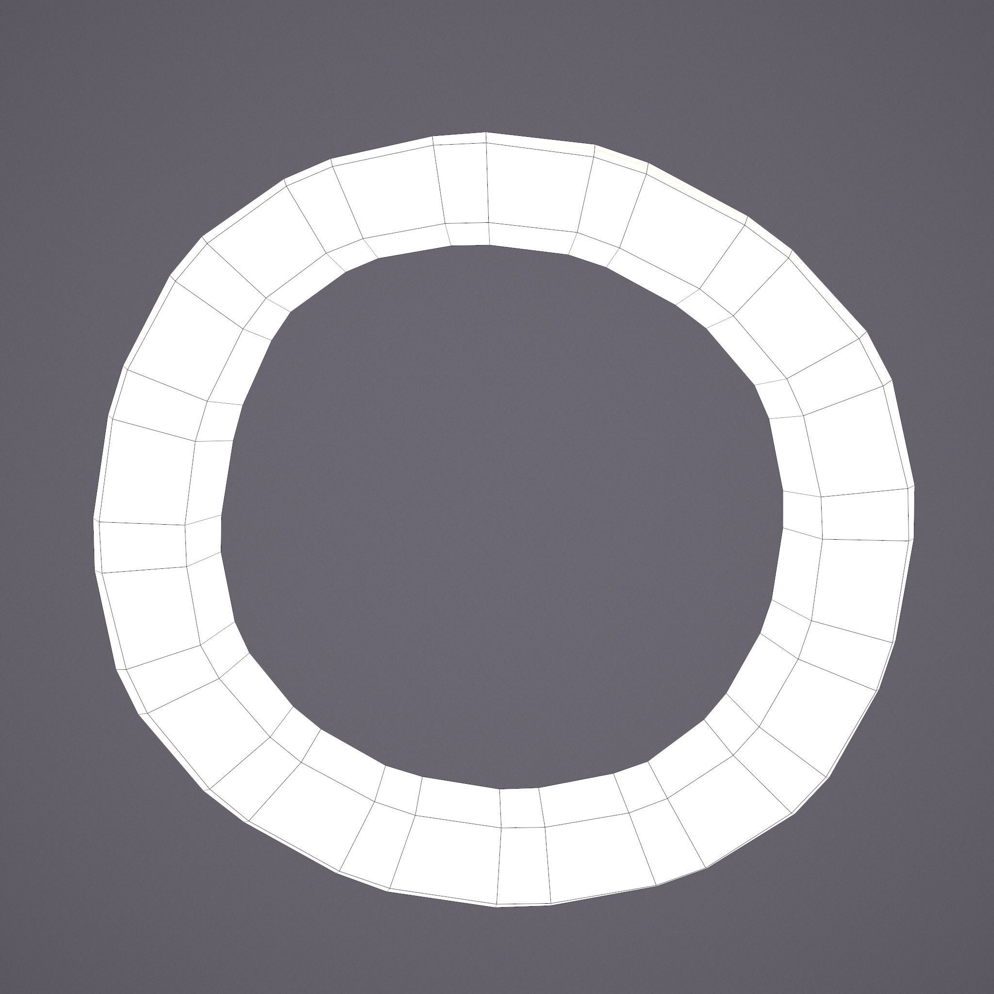 Medieval Ring Low-poly 3D model_18