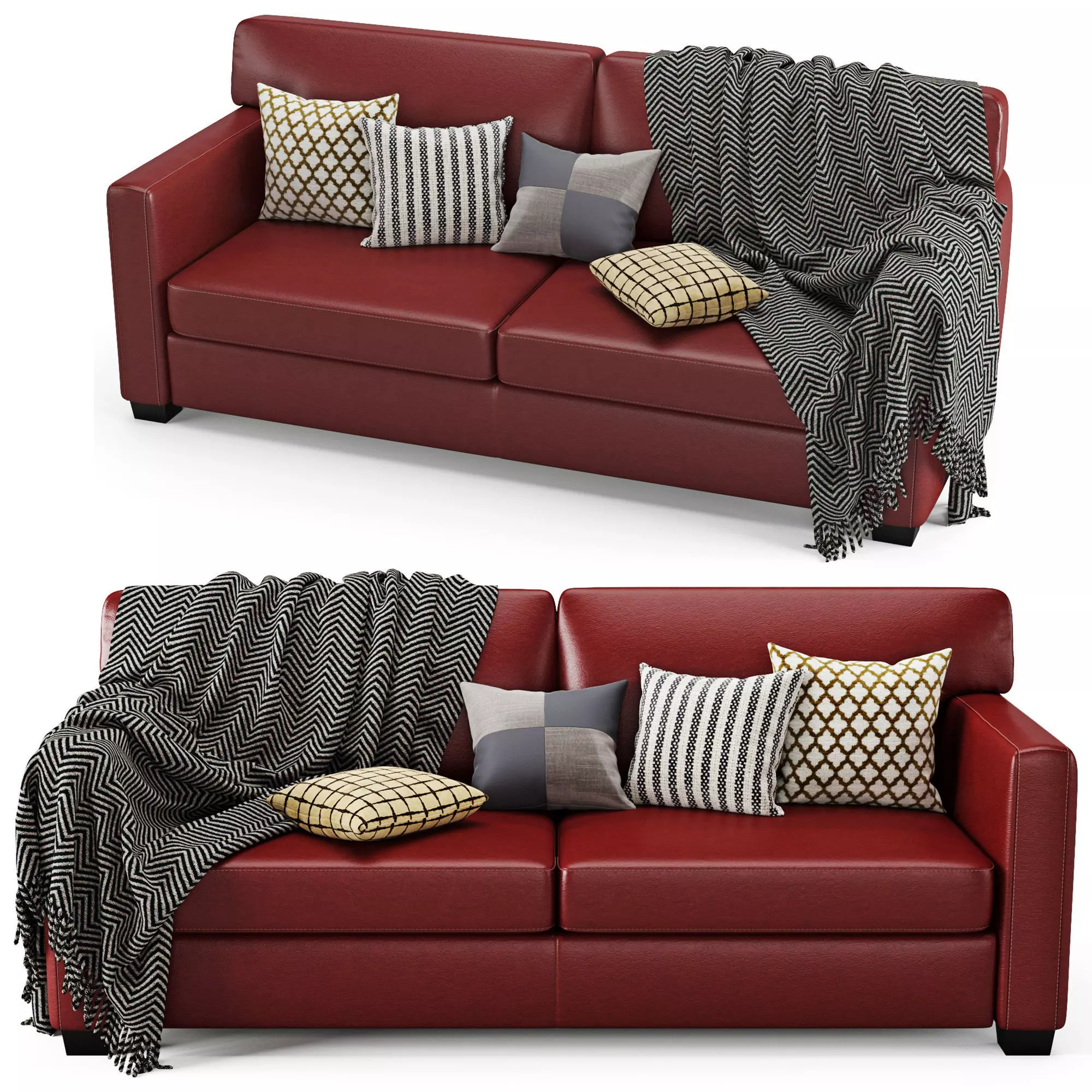 Marlon Sofa Triple 3D model