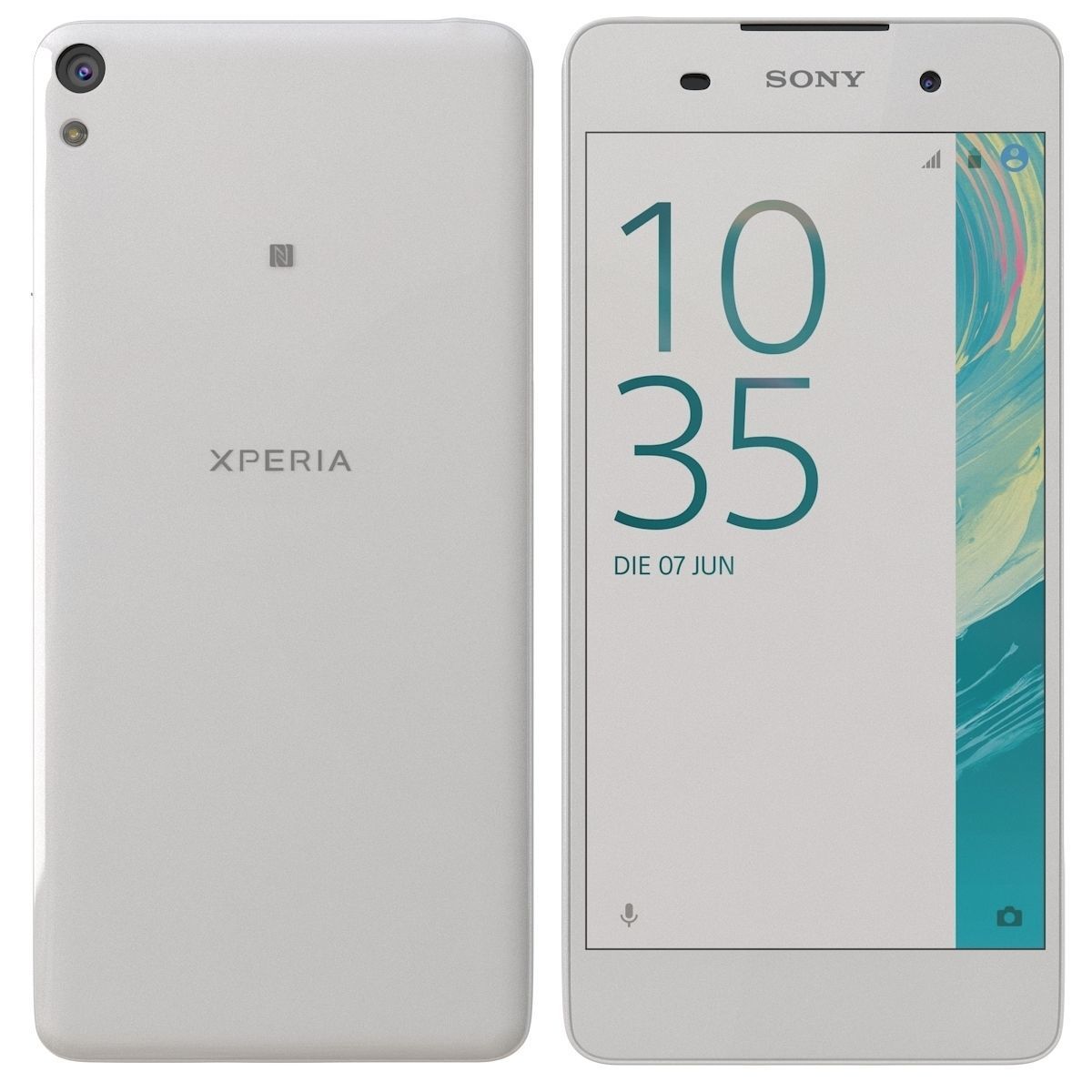 Sony Xperia E5 Black and White 3D model_20