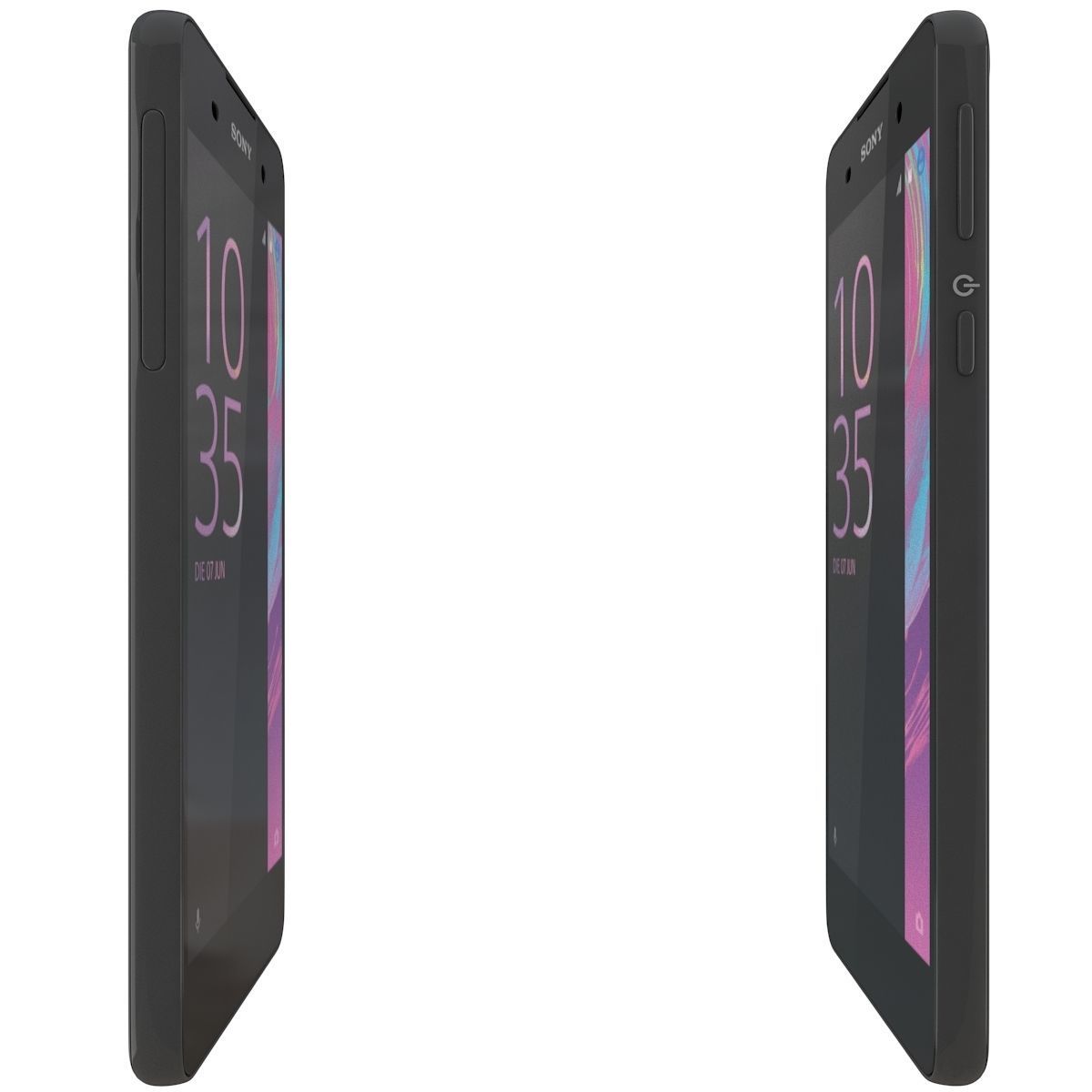 Sony Xperia E5 Black and White 3D model_8