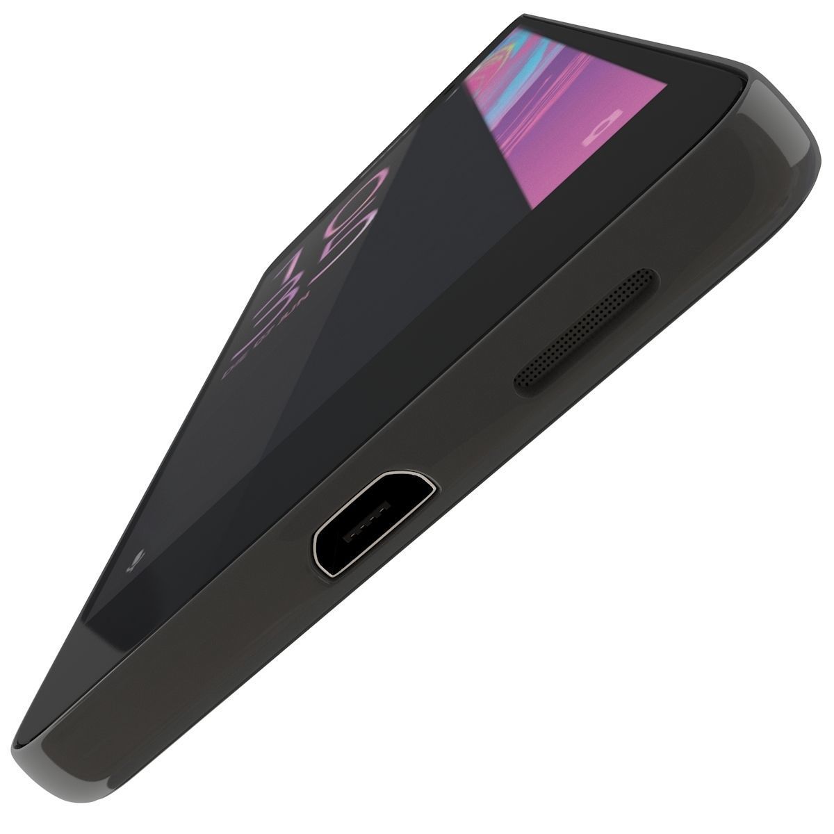 Sony Xperia E5 Black and White 3D model_14