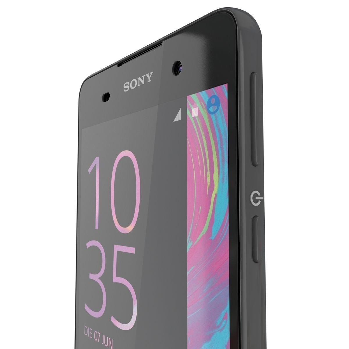 Sony Xperia E5 Black and White 3D model_15