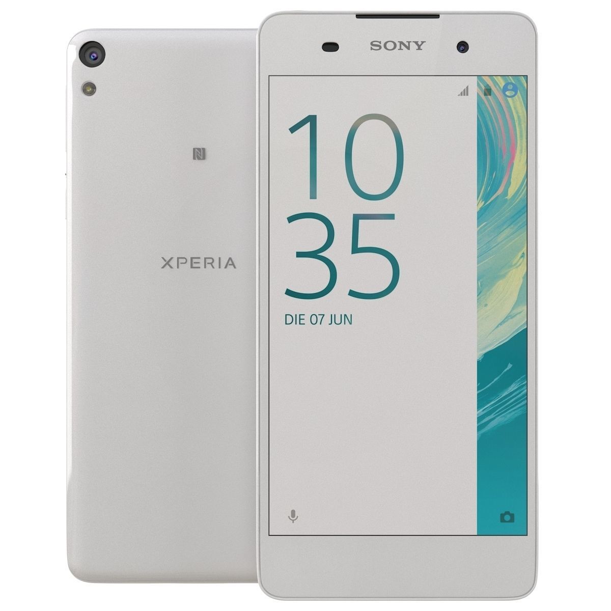 Sony Xperia E5 Black and White 3D model_19