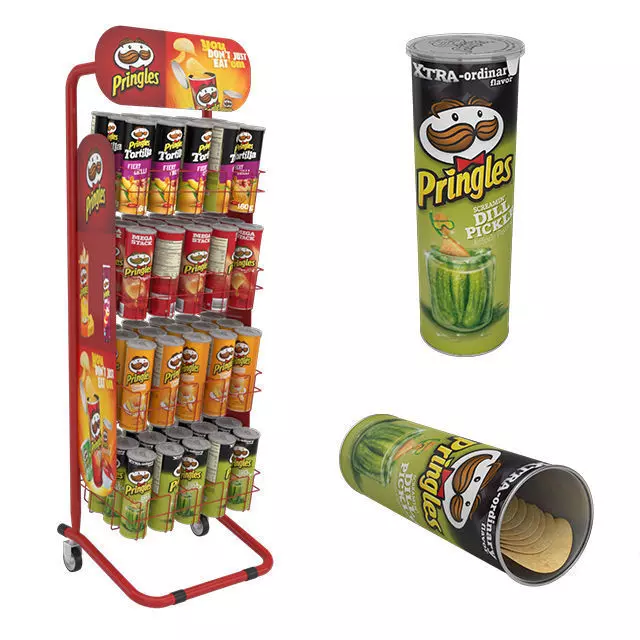 Pringles Stand 3D model_0