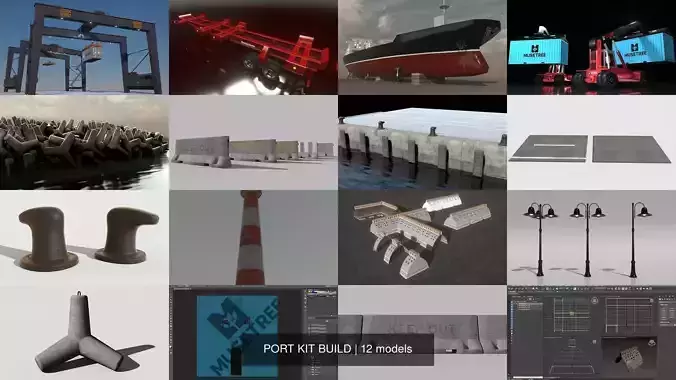 PORT KIT BUILD 3D Model Collection