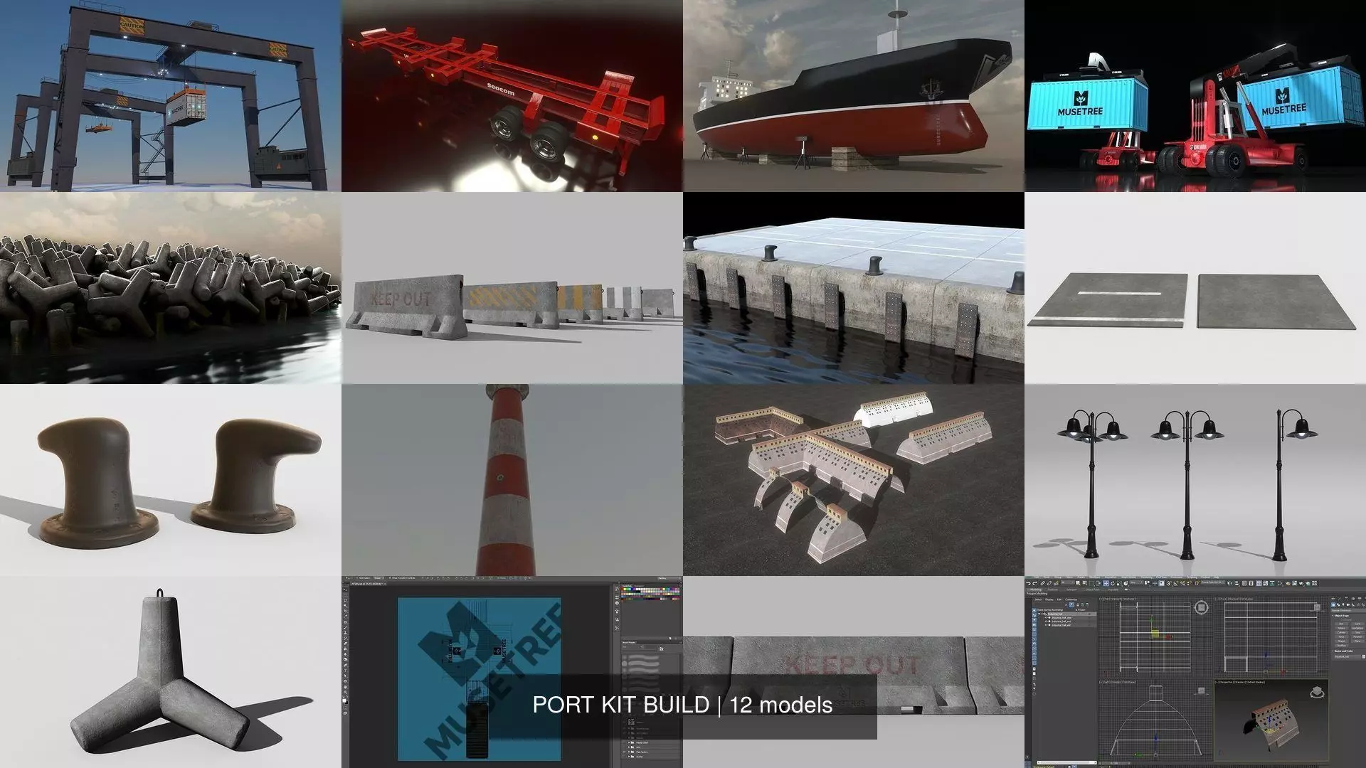 PORT KIT BUILD 3D Model Collection_0