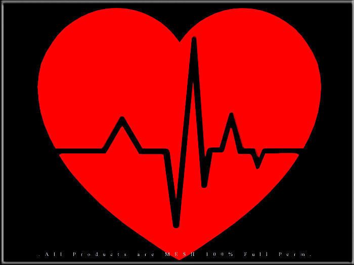 Heartbeat Art Low-poly 3D model_1