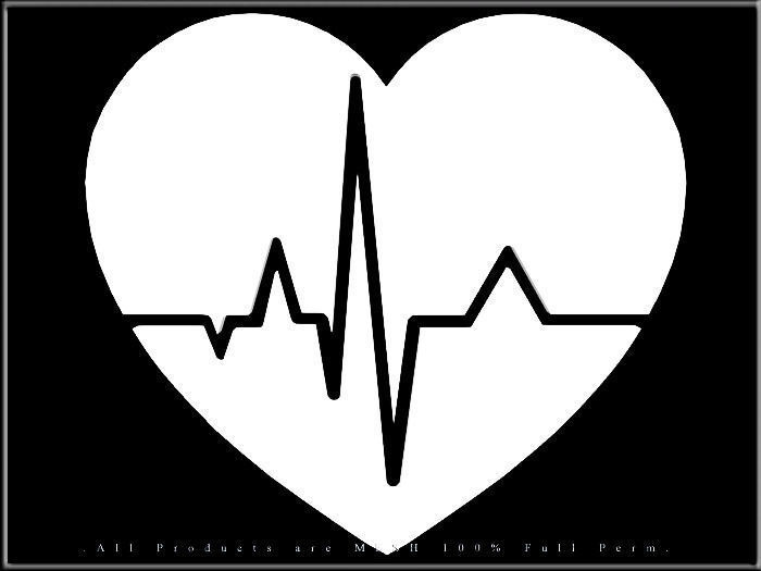 Heartbeat Art Low-poly 3D model_2