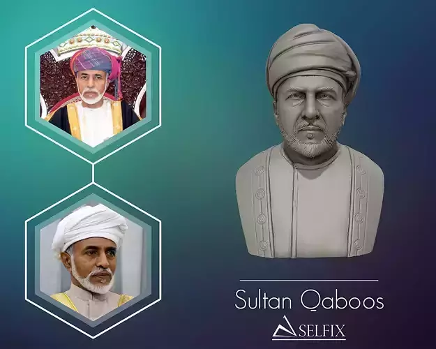 Sultan Qaboos 3D Model ready to 3D print 3D print model