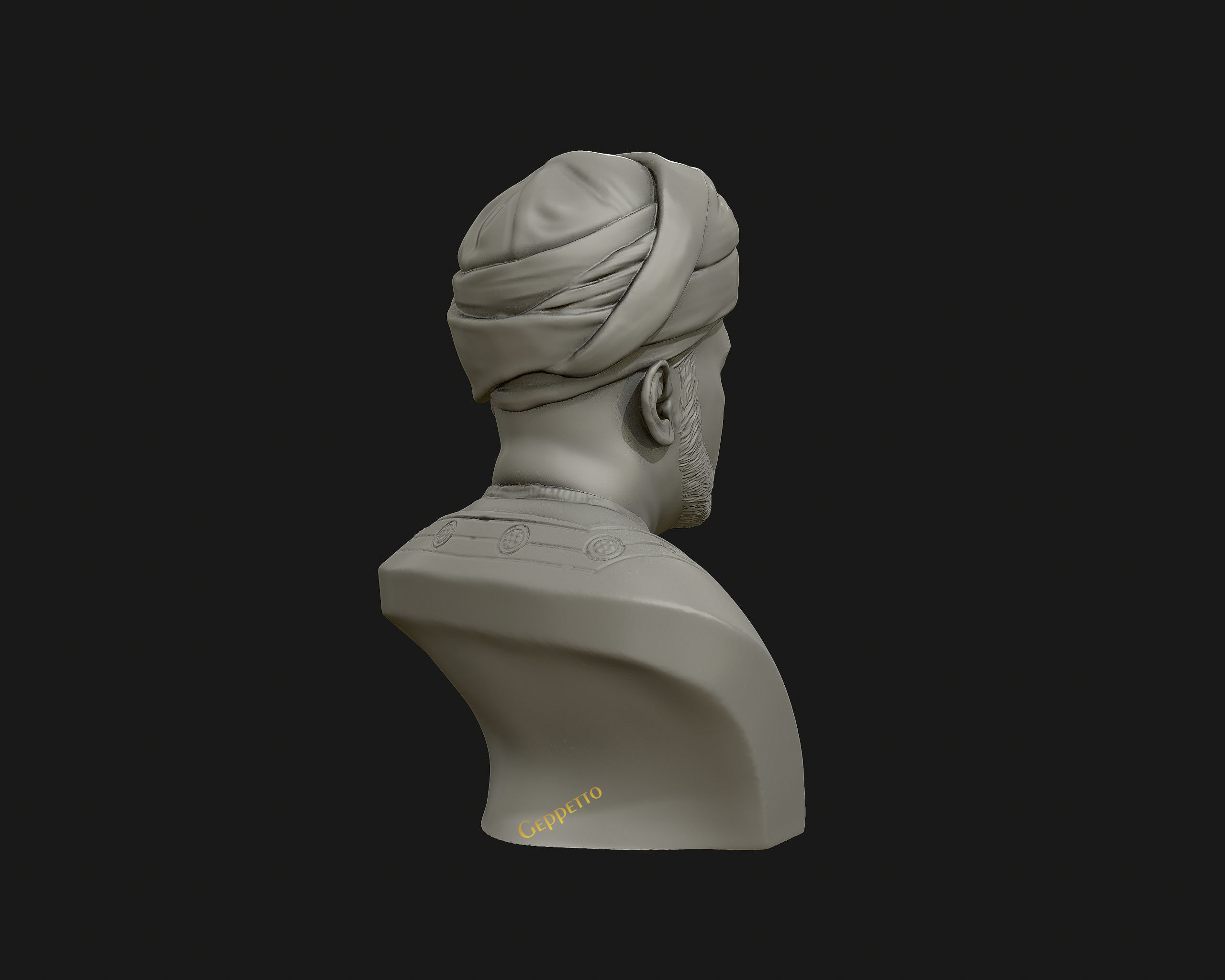 Sultan Qaboos 3D Model ready to 3D print 3D print model_20