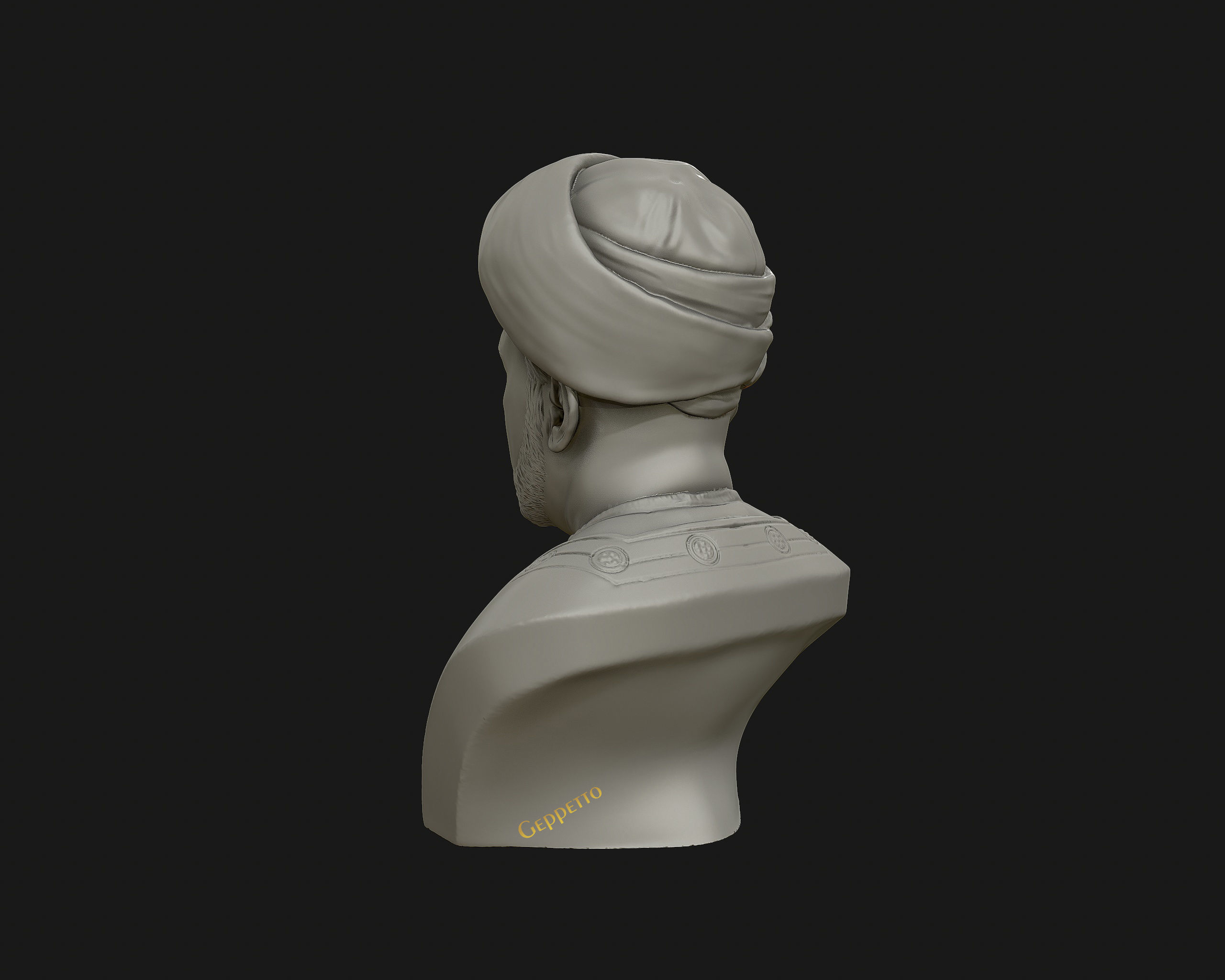 Sultan Qaboos 3D Model ready to 3D print 3D print model_18