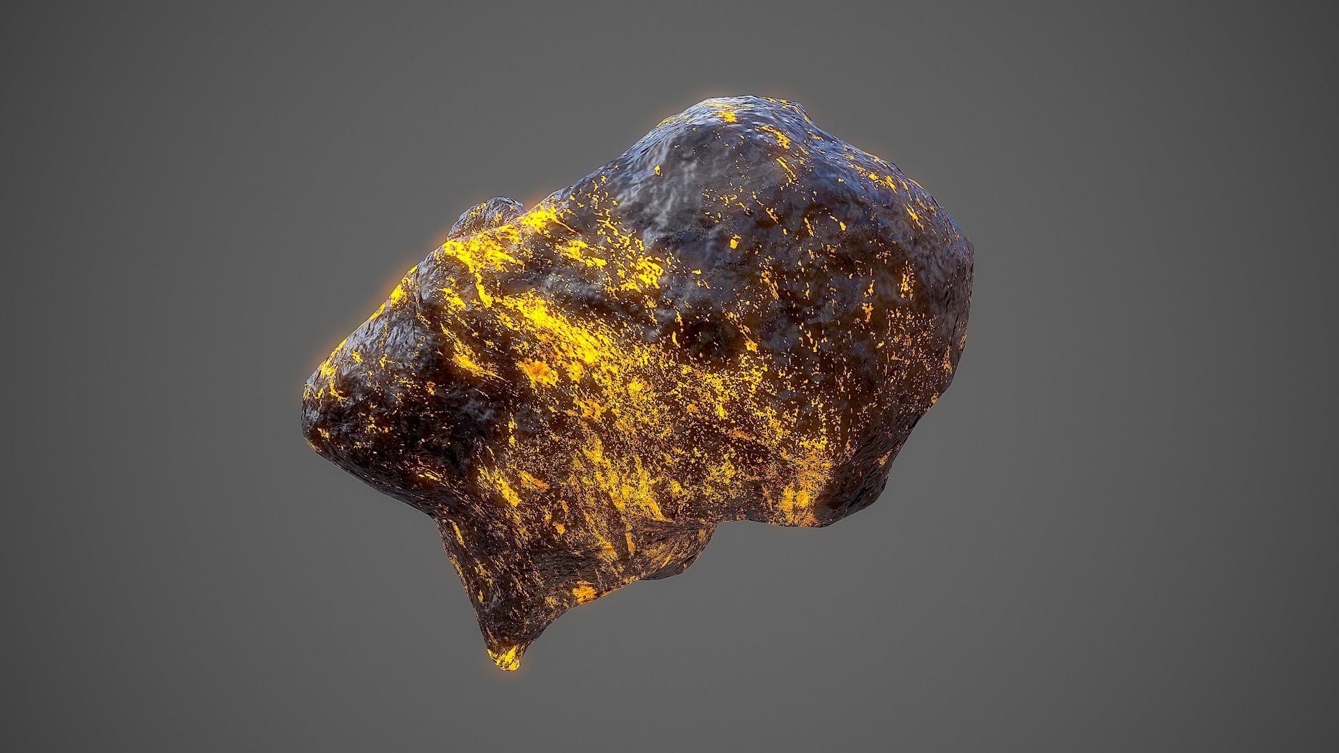 Asteroids Pack Low-poly 3D model_23