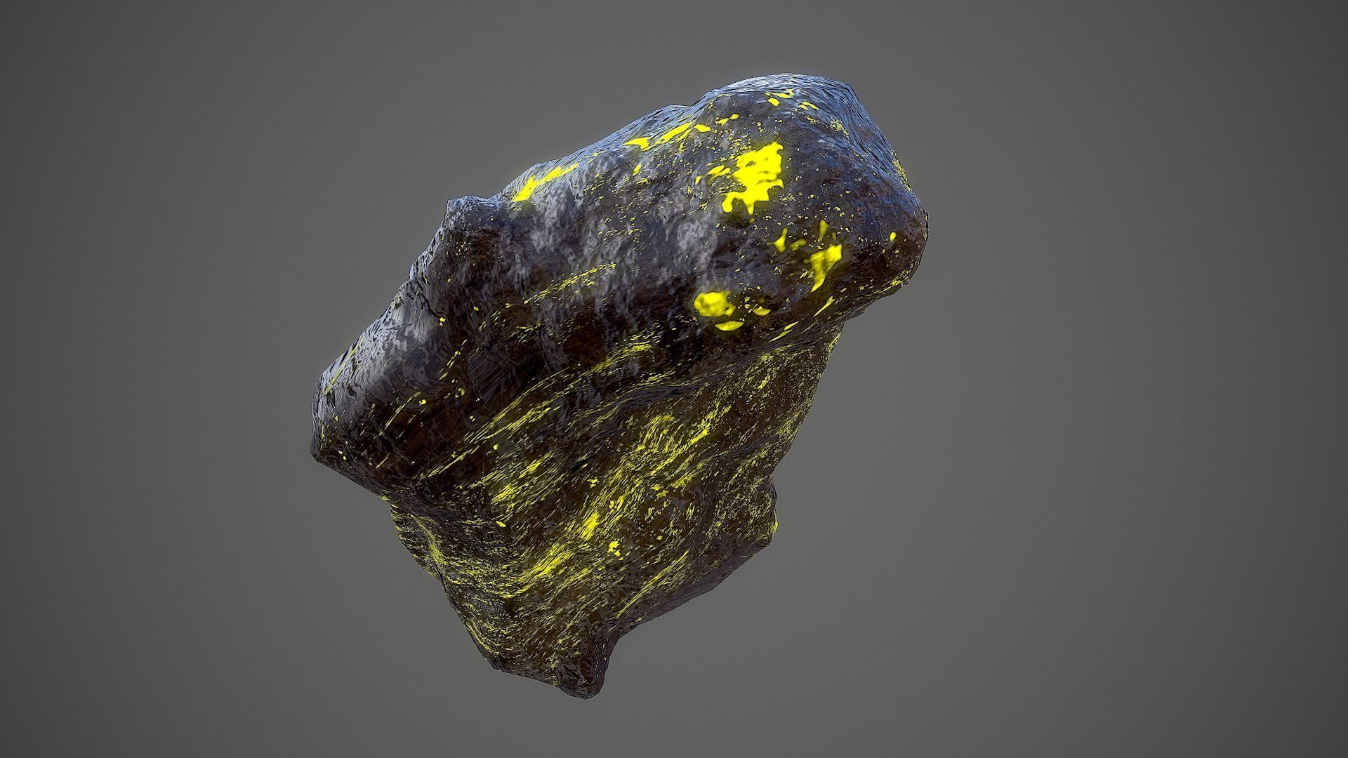 Asteroids Pack Low-poly 3D model_27