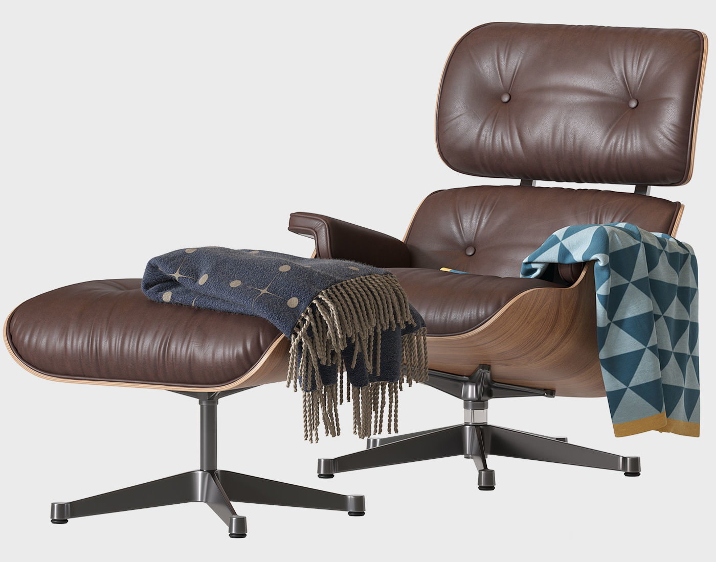 Eames Lounge Chair 3D model_4