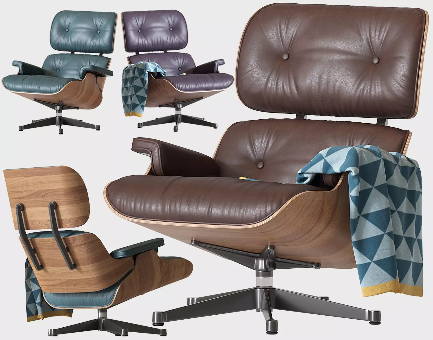 Eames Lounge Chair 3D model_0