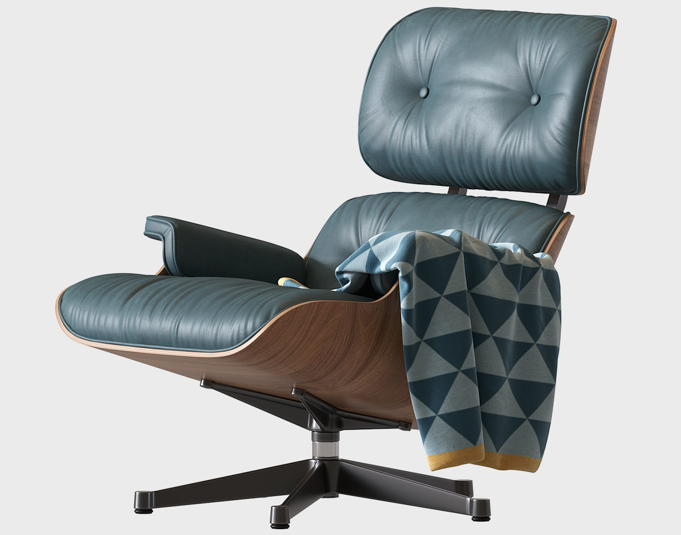 Eames Lounge Chair 3D model_3