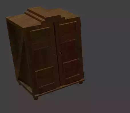 Wooden cupboard
