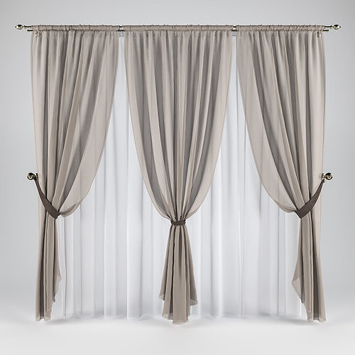 curtain 28 3D model
