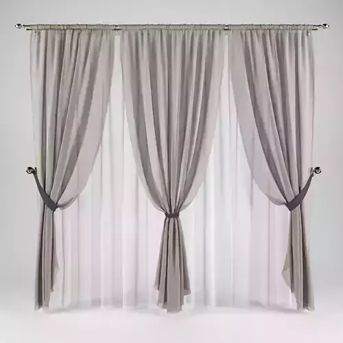 curtain 28 3D model