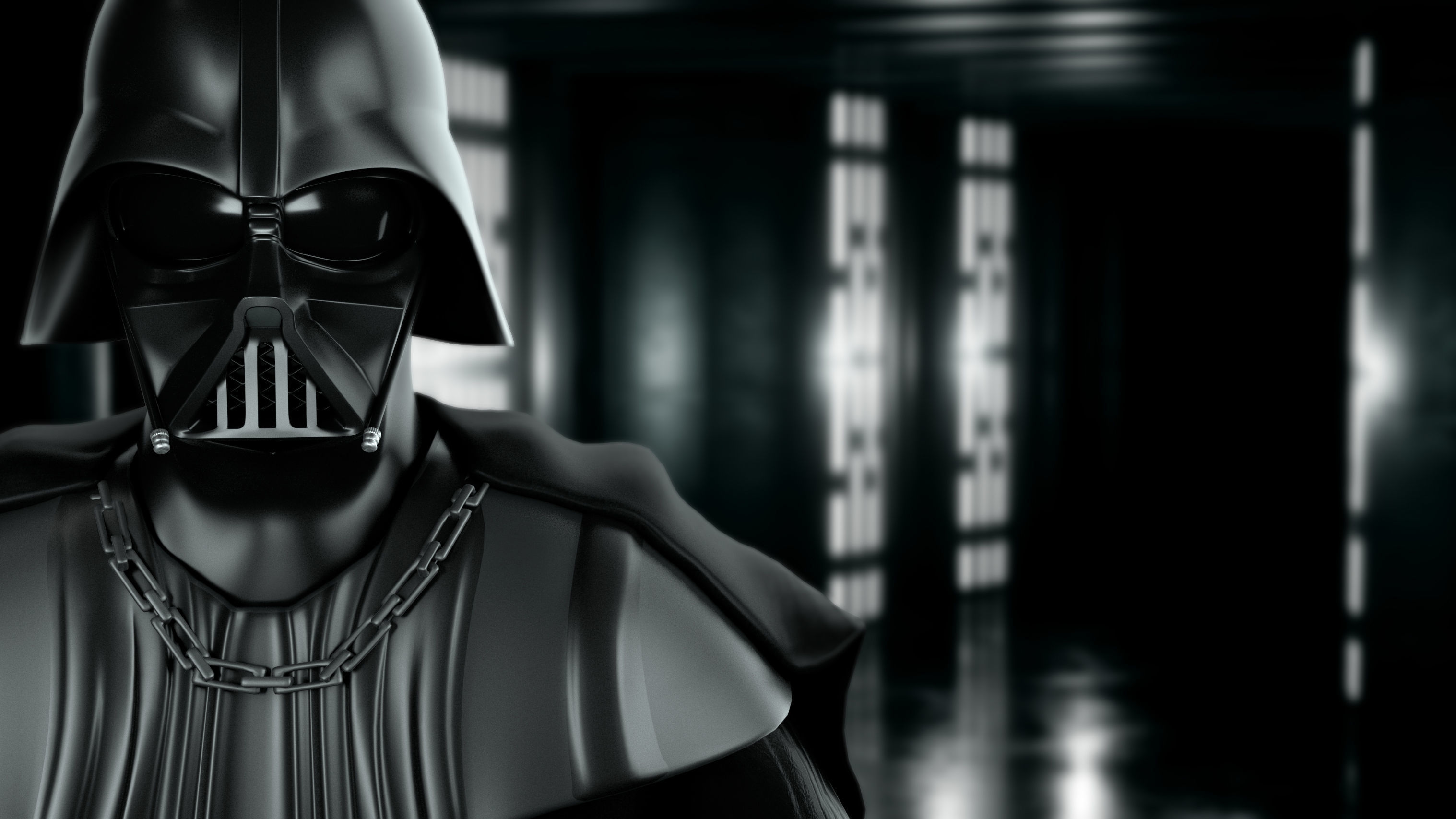 3D model darth vader VR / AR / lowpoly rigged CGTrader