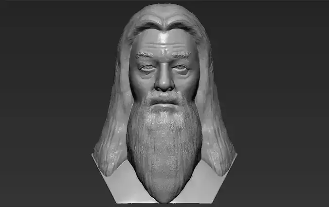 Dumbledore from Harry Potter bust 3D printing ready stl obj  3D print model