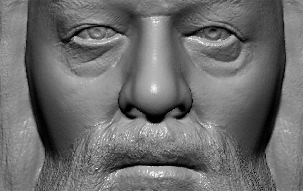 Dumbledore from Harry Potter bust for full color 3D printing 3D print model_43