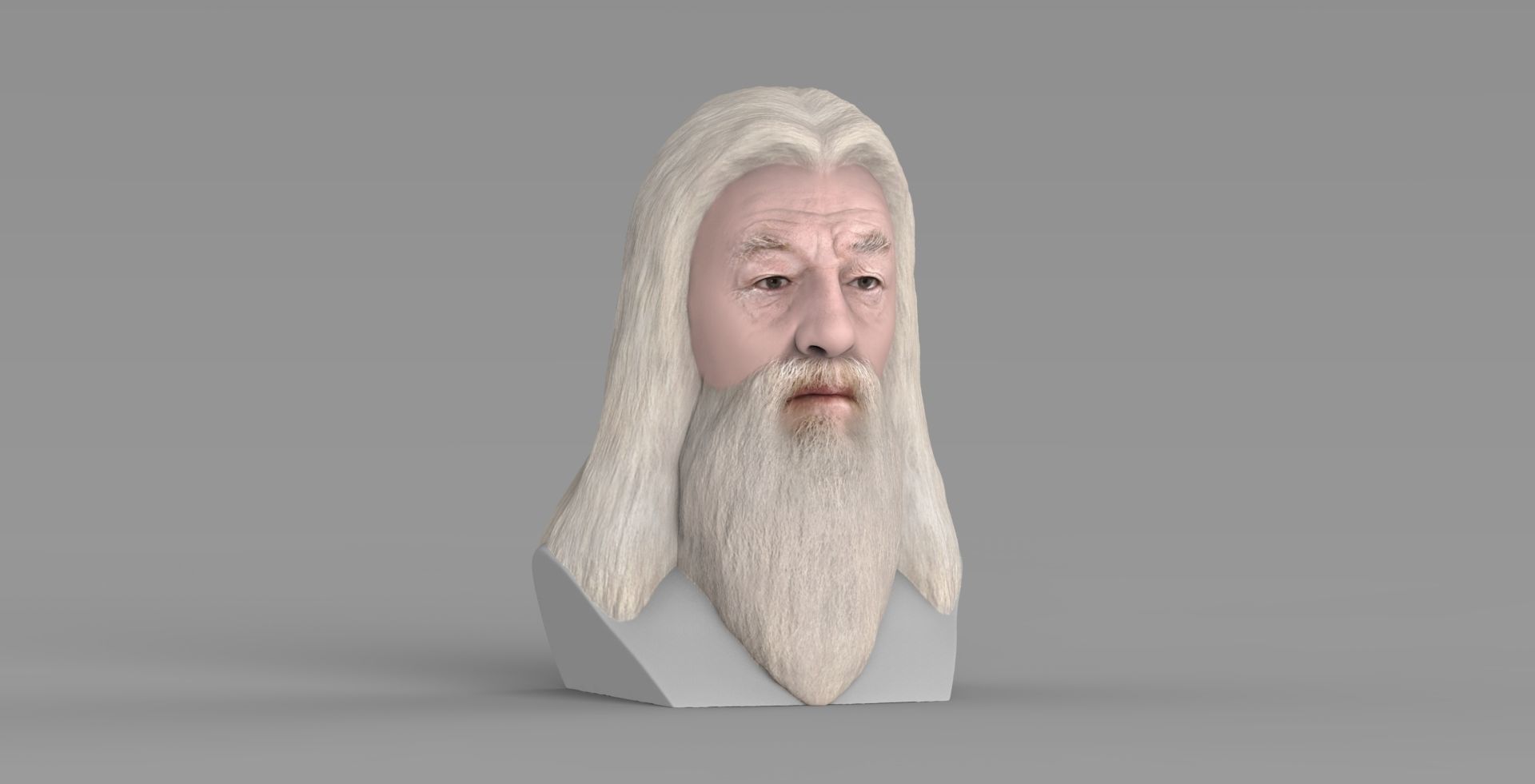 Dumbledore from Harry Potter bust for full color 3D printing 3D print model_8