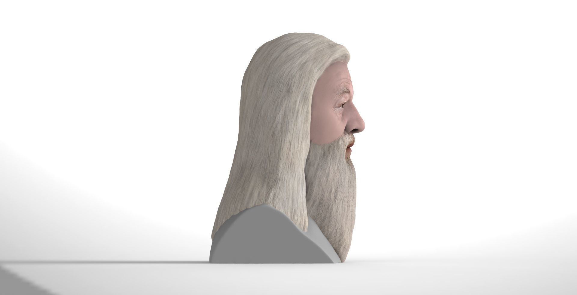 Dumbledore from Harry Potter bust for full color 3D printing 3D print model_6