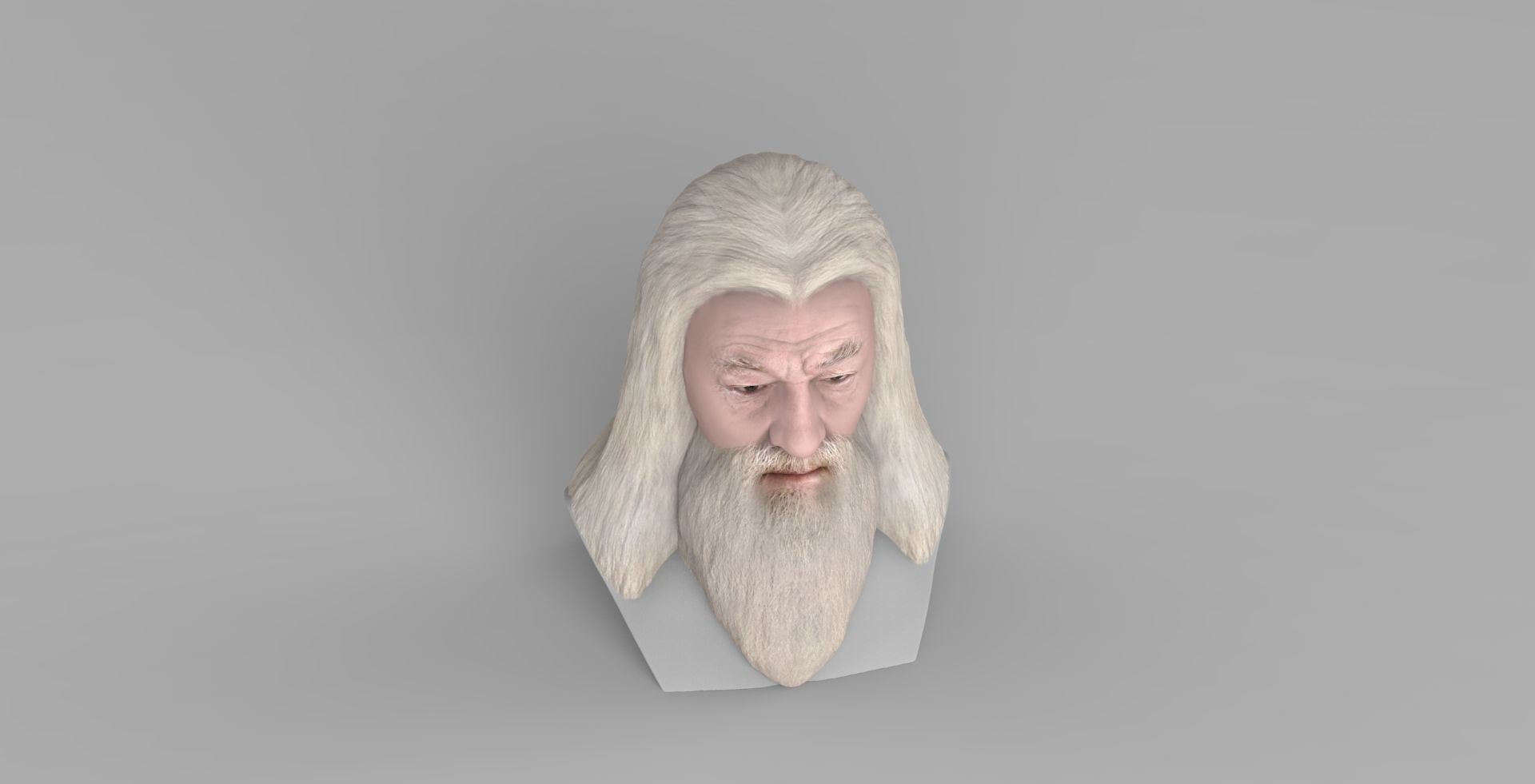 Dumbledore from Harry Potter bust for full color 3D printing 3D print model_10