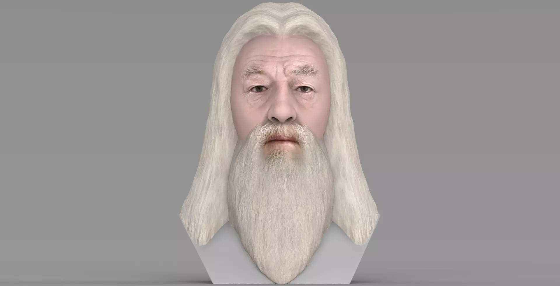Dumbledore from Harry Potter bust for full color 3D printing 3D print model_0