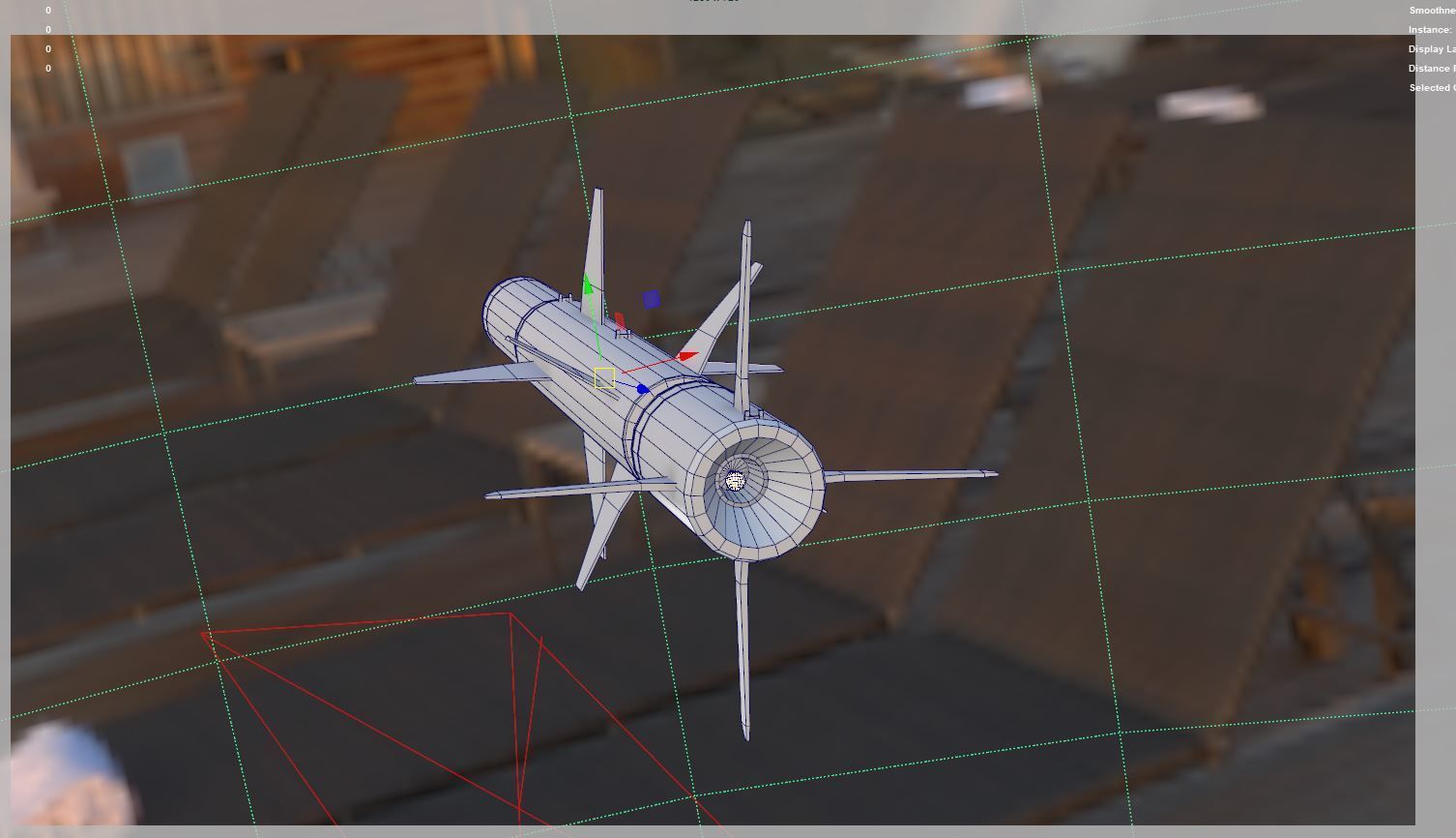 3D Basic Missile Low-poly 3D model_4