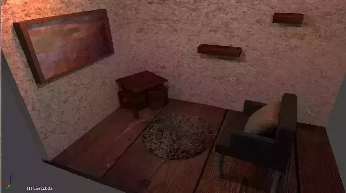 Small Lounge 3D model