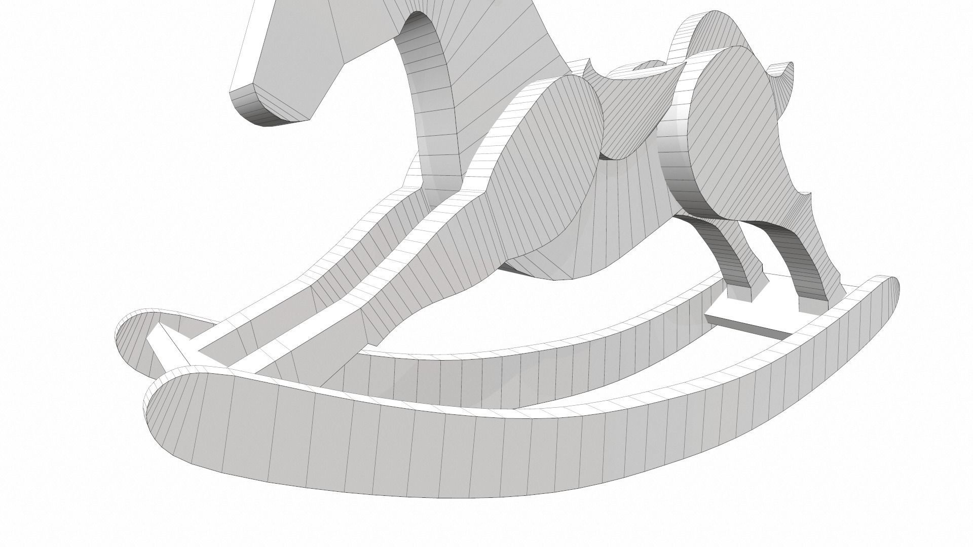Rocking horse 4 3D model_12