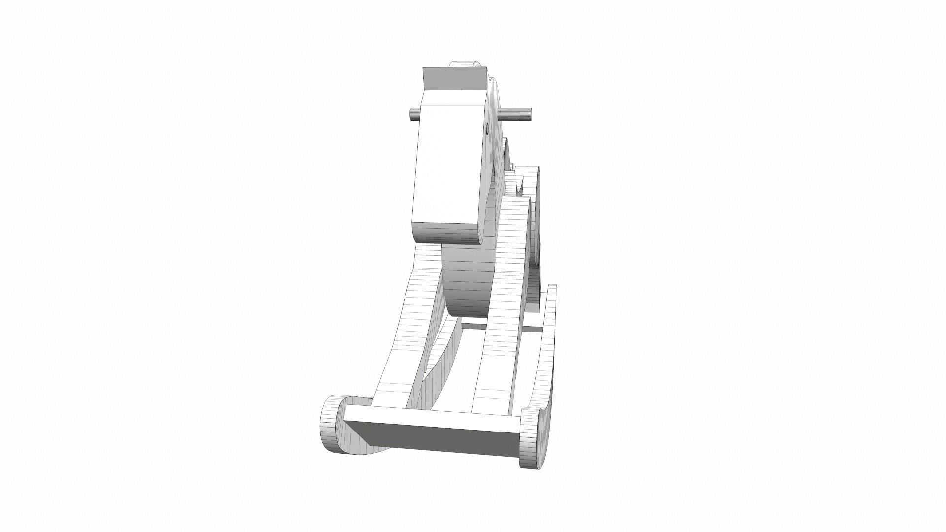 Rocking horse 4 3D model_8