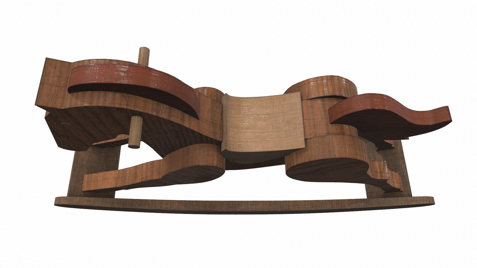 Rocking horse 4 3D model_4