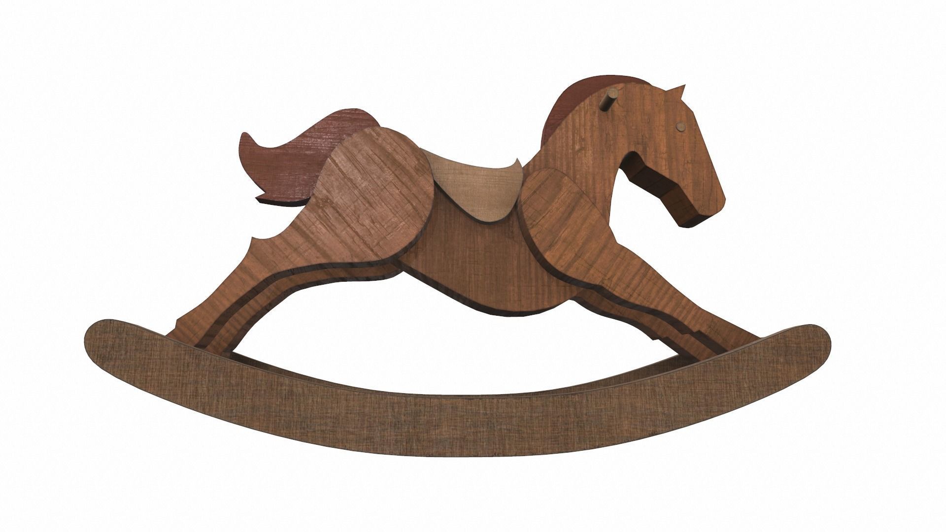 Rocking horse 4 3D model_1