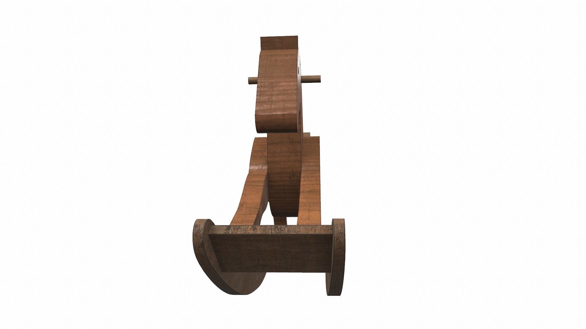 Rocking horse 4 3D model_2