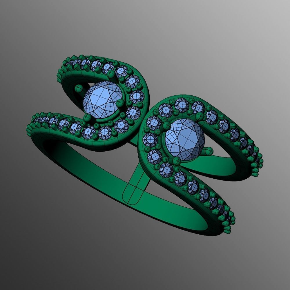 Ring iz6 3D print model_2