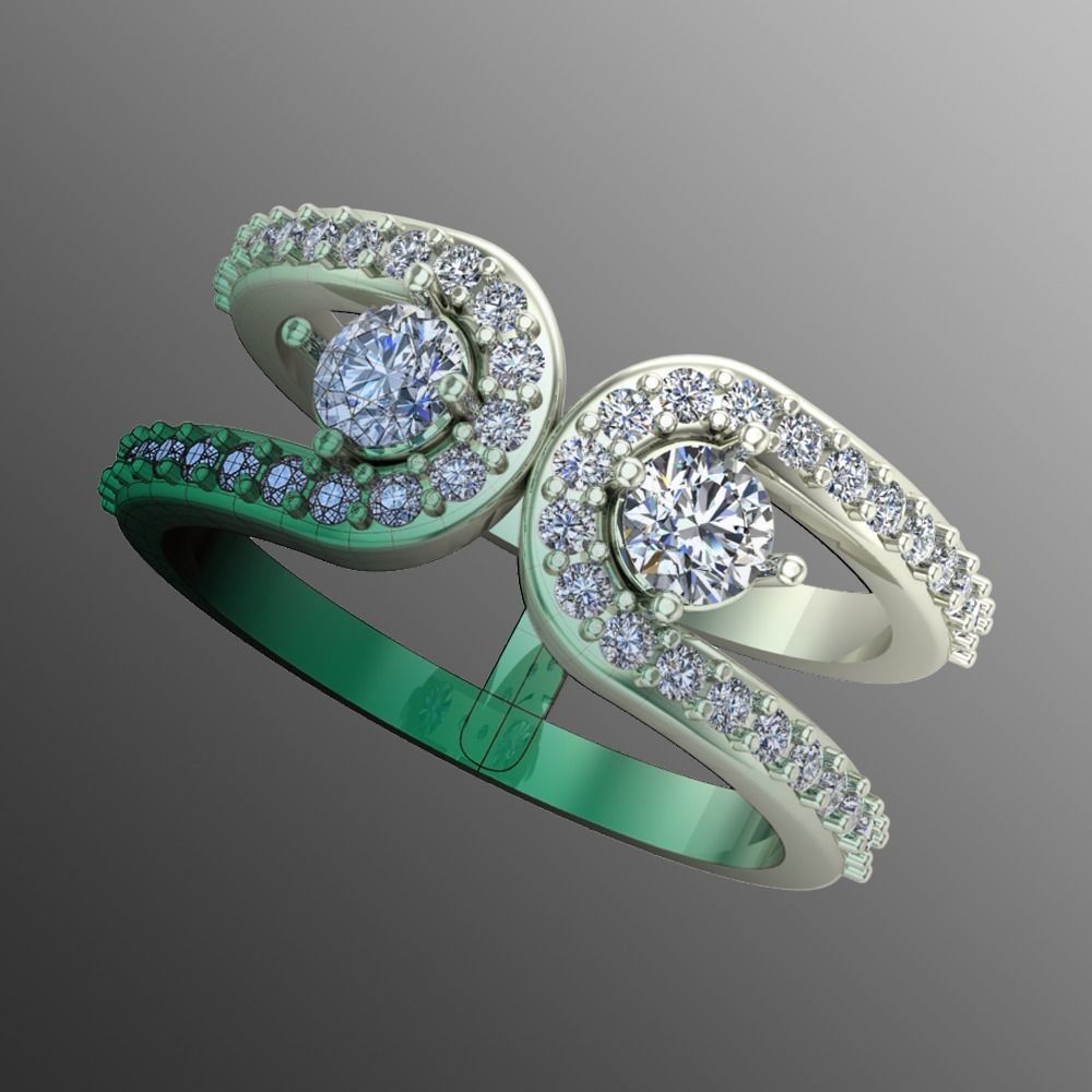 Ring iz6 3D print model_1