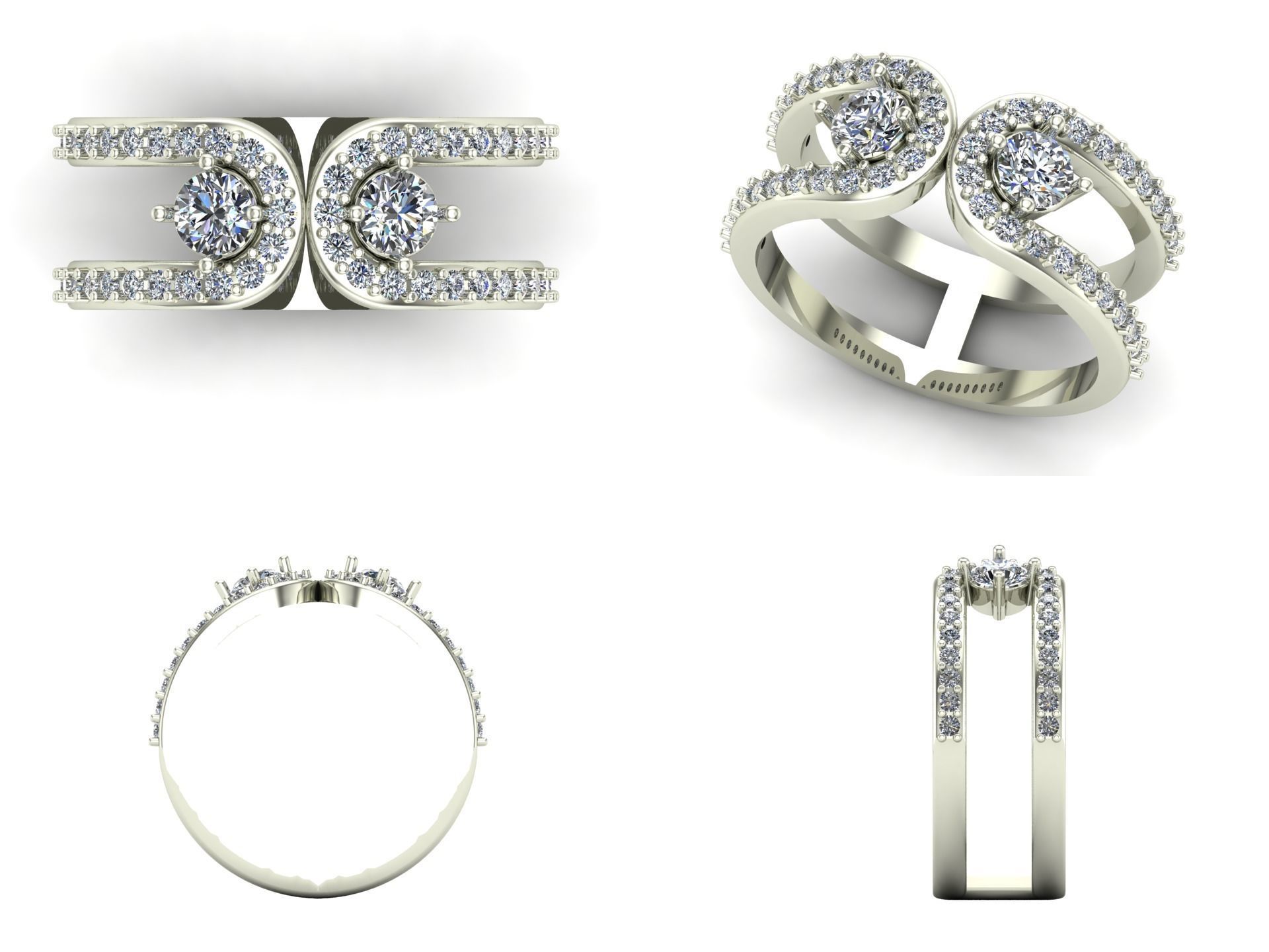 Ring iz6 3D print model_5