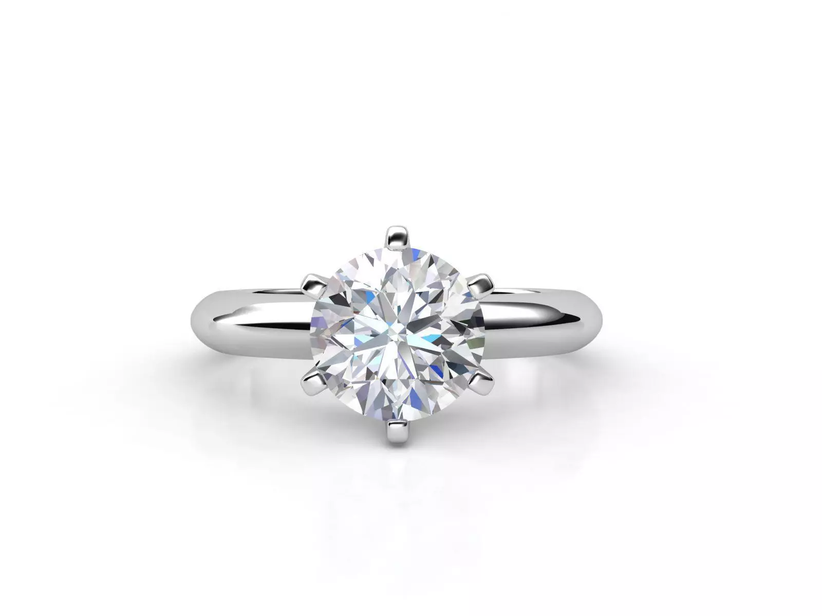 dmc-01 solitaire engagement ring with oval cut diamond 3D print model_0